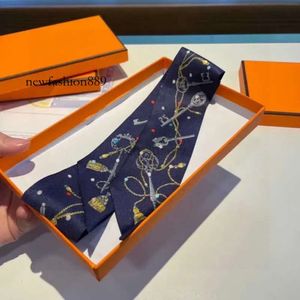 Twilly Designer Tie Odyssey Women Ties Man Designer 2023 Ties 패턴 편지 Neckwear Silk Color와 패션 숙녀