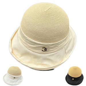 Novo patchwork straw chapéu de praia chapéu feminino de verão sombreando o chapéu de sol francês Fashion Style Hepburn para o jardim à beira -mar