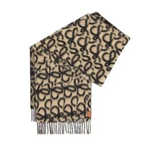 Roewe Old Flower Line Full Letter Mohair Scarf for Women's Affiend Highdide High End Thick Bersatile Shawl 231015