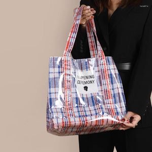 الأكياس المسائية أزياء منقوشة للماء PVC Women Women Bag Bag تصميم فاخر مخطط الكتف الحرش العادي