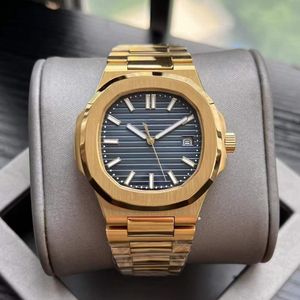 Watcher Men's Watch 41mm ماستر تلقائي ميكانيكي ميكانيكي كلاسيكي للأزياء الفولاذ المقاوم للصدأ 5at مقاوم للماء مضيئة