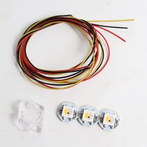 Skrivare levererar neopixel RGBW Mini -knapp PCB LED -ljus 30AWG PTFE CABLES SLA HESIN Tryckt Voron 2.4 Trident SB Stealthburner Extruder