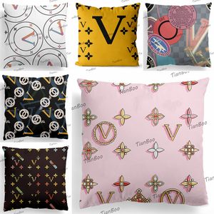 Luxury Designer Pillowcase Decorative Pillow Letter Designers Cushion Cover Fashion Soft Pillowcases without inner