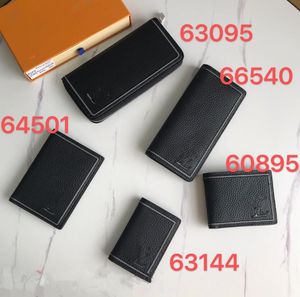 Limited Edition Embroidered Letter Unisex Wallet Classic Brand Female Zipper Long Storage Wallet Men Suit Clip Wallet Women Card Holders Coin Purses Pocket M63095