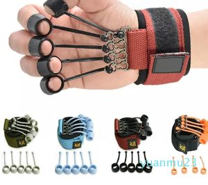 Hand Grips Finger Gripper Silicone Hand Rehabilitation Training Strength Trainer Ovande Motstånd Band Fitness Equipment Finger Yoga