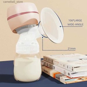 Breastpumps Electric Breast Pump Soft Painless Lactation Breast Massager Mute Milk Feeding Collector Breastfeeding Bottle Postpartum Sucking Q231120