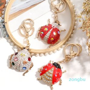 Creative Rhinestone Insect Eloy Cartoon Keychain Pendant Diamond Set Bag