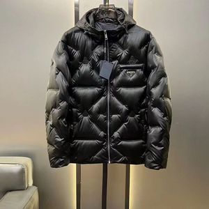 Masculino para baixo parkas designer jaqueta mercado para baixo inverno inchado casaco escondido chapéu masculino gola superior feminino manga longa quente