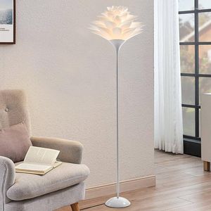 Lâmpadas de chão A lâmpada LED criativa corpo branca é adequada para iluminação interna decorativa no quarto da sala de estar e estudar