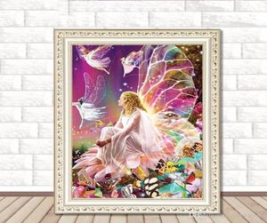 DIY Elf Girl Diamond Painting 5d Dekoracja Dekoracja Diamentowa haft haftowy Prezent dla przyjaciół DH03415746792