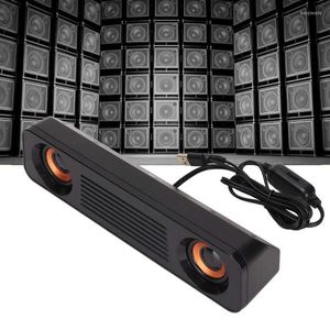 Altoparlanti combinati Altoparlante lungo Subwoofer stereo HiFi Alimentato tramite USB Spina da 3,5 mm Desktop portatile per computer TV