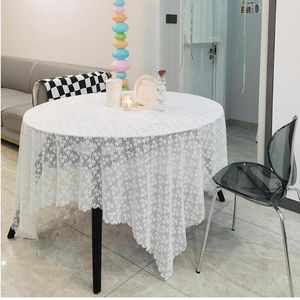 Table Cloth Retail White Lace Tablecloth Round Tablecloths Rectangle TableCover Christmas Desk Wedding Party Home Furniture Decor K018