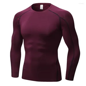 Magliette da uomo Cody Lundin Girocollo Manica lunga T-shirt solide per uomo Quick Dry Ciclismo Corsa Allenamento Intimo Allenamento Felpe