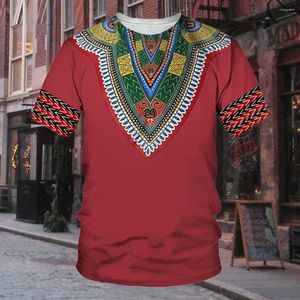 Męskie koszulki Mężczyzny Dashiki Ogółeizowane koszula