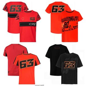 7fbj Fatos de treino masculino 2023 nova temporada f1 fórmula um terno de corrida equipe trabalho manga curta camiseta personalizado para