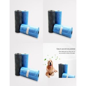 Dog Carrier 15Pcs Practical Pet Waste Poop Bag Dispenser Trash Garbage Cat Doggy Poo Collection Bags 447 N22922504 Drop Delivery Hom Otqyn