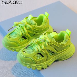 Sneakers Children's Sneakers Spring Autumn Sport Running Shoes for Kids Boys Girls Fashion Clunky Sneakers Non-slip Breathable Shoes 230419