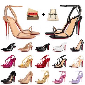 christians louboutins red bottoms high heels With Box Luxurys Pumps Slingback Heel Designer  Women Bottom Loafers Shoe 【code ：L】