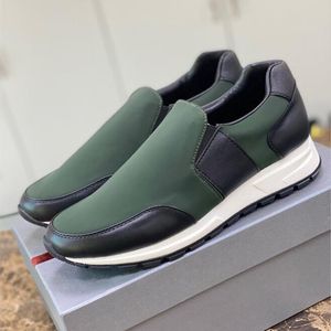 Fashion Men Collision Cross Dress Shoes Casual Running Sneakers Italy Delicate Low Top Elasticd Soft Bottom Calfskin Designer Luxury Lightness Trainers Box EU 38-45