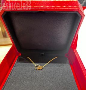 Love Designer Halskette Luxus Halsketten Schraube Diamant Anhängerin Frau Herren voller achteckiger Valentinstag Geschenk plattiert Silber Goldkette Juwely E23