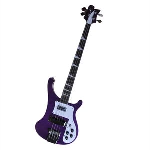 4-saitige E-Bass-Gitarre mit lila Korpus und Flame Maple Top-Angebot Logo/Farbe anpassen