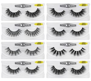 3D Mink Eyelashes Whole makeup 100 Real 3D Mink Lashes Natural Thick False Eyelashes Eye Lashes Makeup Extension Beauty Tools2435129