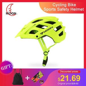 Bisiklet kaskları ay bisiklet spor güvenlik bisiklet kaskı CASCO MTB off-road dağ bisiklet kaskı açık havada binicilik kask p230419