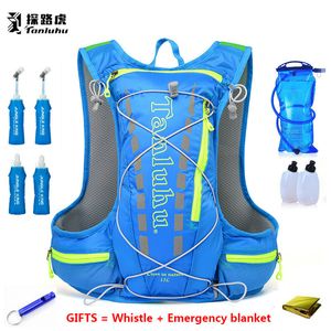 Hydration Gear Lightweight Running Hydration Vest Backpack 15L Outdoor Trail Running Marathon Cycling Climbing Hiking Outdoor Sport Bag Pack XL 230419