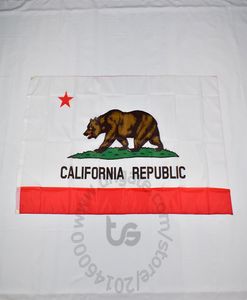 Kalifornien State Flag Room Hanging Decoration 3x5 FT90150CM Hanging National Flag California Home Decoration Flag 9074949