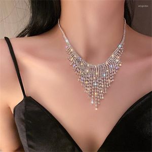 Charking Bows Light Luxury Aesthetic Niche Clavicle Colar Jewelry para mulheres Presentes Drop