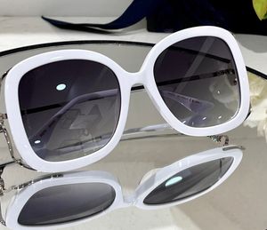 Białe szary gradientowe okulary przeciwsłoneczne dla kobiet Sunnies Designer okulary przeciwsłoneczne Sonnenbrille Shades Uv400 Oczoce z pudełkiem