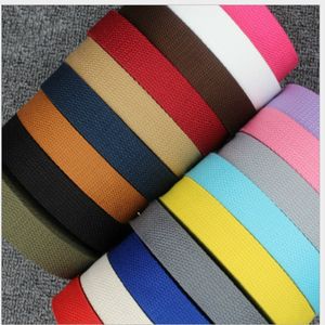 Bag Parts Accessories 5 Meter 25mm 32mm 38mm Black Red Yellow Gray Blue Webbing Case Bag DIY Shoulder Strap Accessories 230419