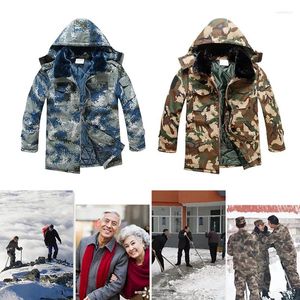 Outdoor Jackets Keep Warm Hooded Jacket Thick Cold-proof Rainproof Water Resistant Softshell Cotton Coat City Outwear Sportswear