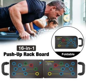 16in1 Push Up Board Rack With Handle Fitness Pushup Body Building Stands For GYM Exercise Tools7501204