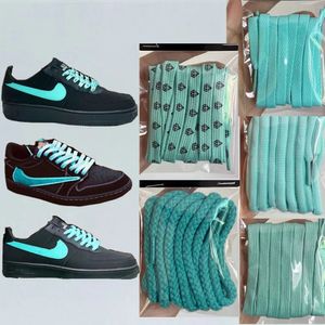 Shoe Parts Accessories Flat Tiffany Green Shoelaces Men Women Trend Personality Sneakers Sport Casual Basketball Darth Vader Barb Shoes Laces Dropship 231120