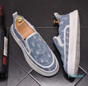 Pano confortável respirável sola sapatos punctura verão venda quente dos homens sapatos casuais fundo grosso respirável baixo-top tênis