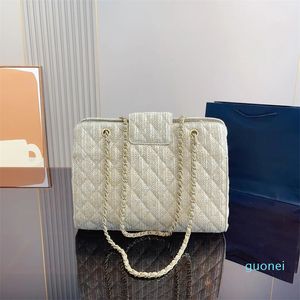 Woven shopping bag Beach Single Shoulder Crossbody Handbag Simple Ringer pattern Classic brand Fashion bag Travel 2023