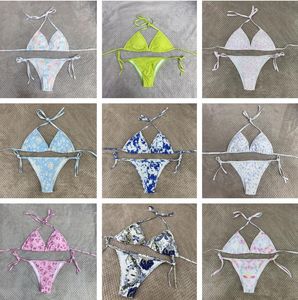 Tasarımcı Ph Bikini Mayo Kadınlar Vintage Thong Micro Cover Up Kadın Bikini Setleri Mayo Basılı Mayo Takımları Yaz Plajı Giyim Yüzme Takım