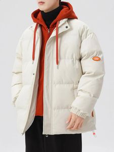 Giubbotti da uomo 2023 Giacca invernale Addensare Imbottitura in cotone Parka Moda coreana Giacca a vento con cappuccio Cappotto caldo da uomo Plus Size 8XL 231118