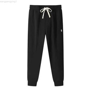 メンズパンツ2024men's and women's sweatpants ral laurenは厚いフリースを伸ばしました