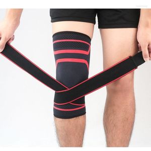 Knee Pads 1 PCS Knitted Comprssion Sleeves Brace Support Sports Running Bandage Strap Leg Joint Pain Recovery Protector