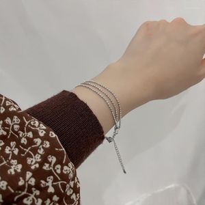 Charm Bilezikler Kore moda çok katmanlı boncuklu kadınlar için bijoux femme lüks mücevher aksesuarları toptan kpop pulseras mujer