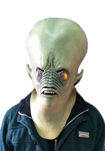 Creepy Horror Ghost Alien Latex Mask et Actor039s Full Headgear Halloween Costumes Christmas Mask Dance Party Cosplay Face MA9540361