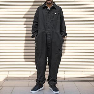 Mäns byxor avslappnad fit Duck Bib Övergripande denim Överaller Bekväma romper män Svettdräkt Mens Snow Jumpsuit