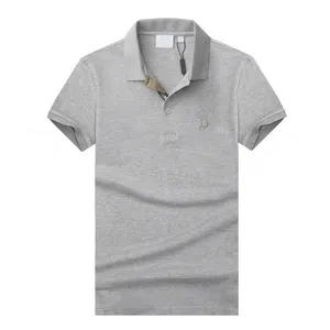 A114 Designer Mens Fashion Polos skjortor Män Kort ärm Cotton T Original Single Lapel Shirt Jacket Sportkläder Jogging