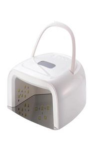 60W uppladdningsbar nagellampa Trådlös gelpolska UV Cure Light Professional Nail Dryer Cordless Nail UV LED -lampa 2206289586678