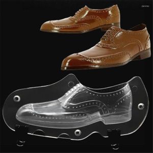 Baking Moulds 3D Candy Cake Molds Leather Men Shoe Plastic Chocolate Mold Decorating Tools DIY Home Sugar Craft