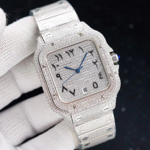 다이아몬드 시계 자동 기계식 남성 시계 Sapphire Life 방수 팔찌 비즈니스 손목 시계 스테인리스 스틸 904L 40mm Montre de Luxe