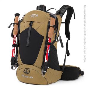 Outdoor-Taschen Bergsteigerrucksack 35 Liter Herren und Damen Outdoor-Sporttasche wasserdicht Camping Wandern Regen 231118