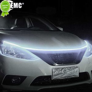 Scansione sequenziale Luci del cofano per auto a LED Striscia faro universale per auto Lampada decorativa per atmosfera DRL Luci di marcia diurna automatica 12V